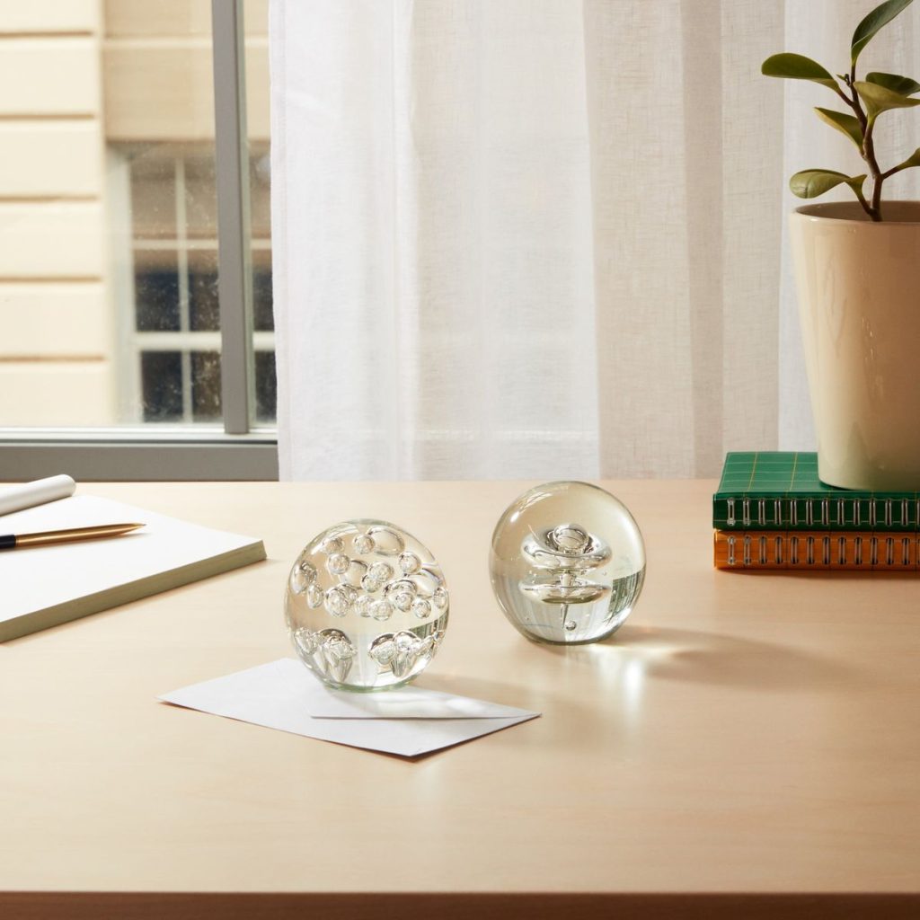 crystal paper weight