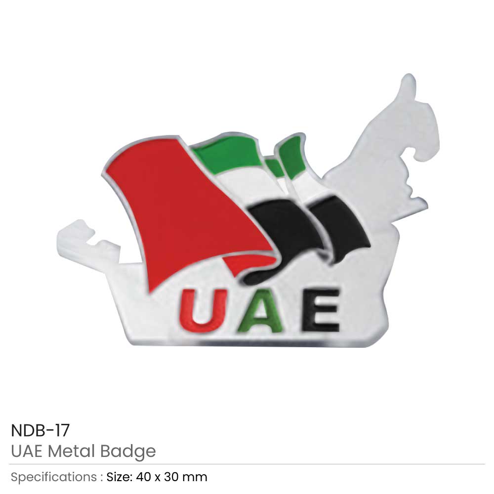 UAE Map Shape Flag Badges - Image 2
