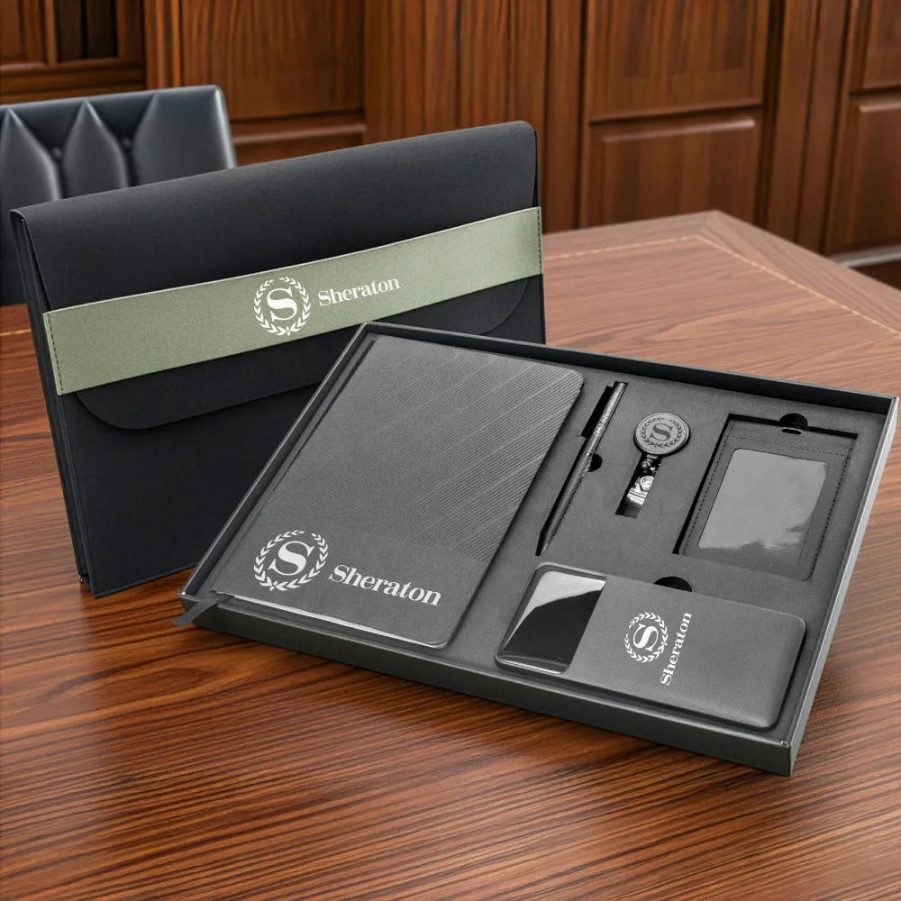 Premium Office Gift Set in Black Sleeve Pouch Ideal for Corporate Gifting - Image 7