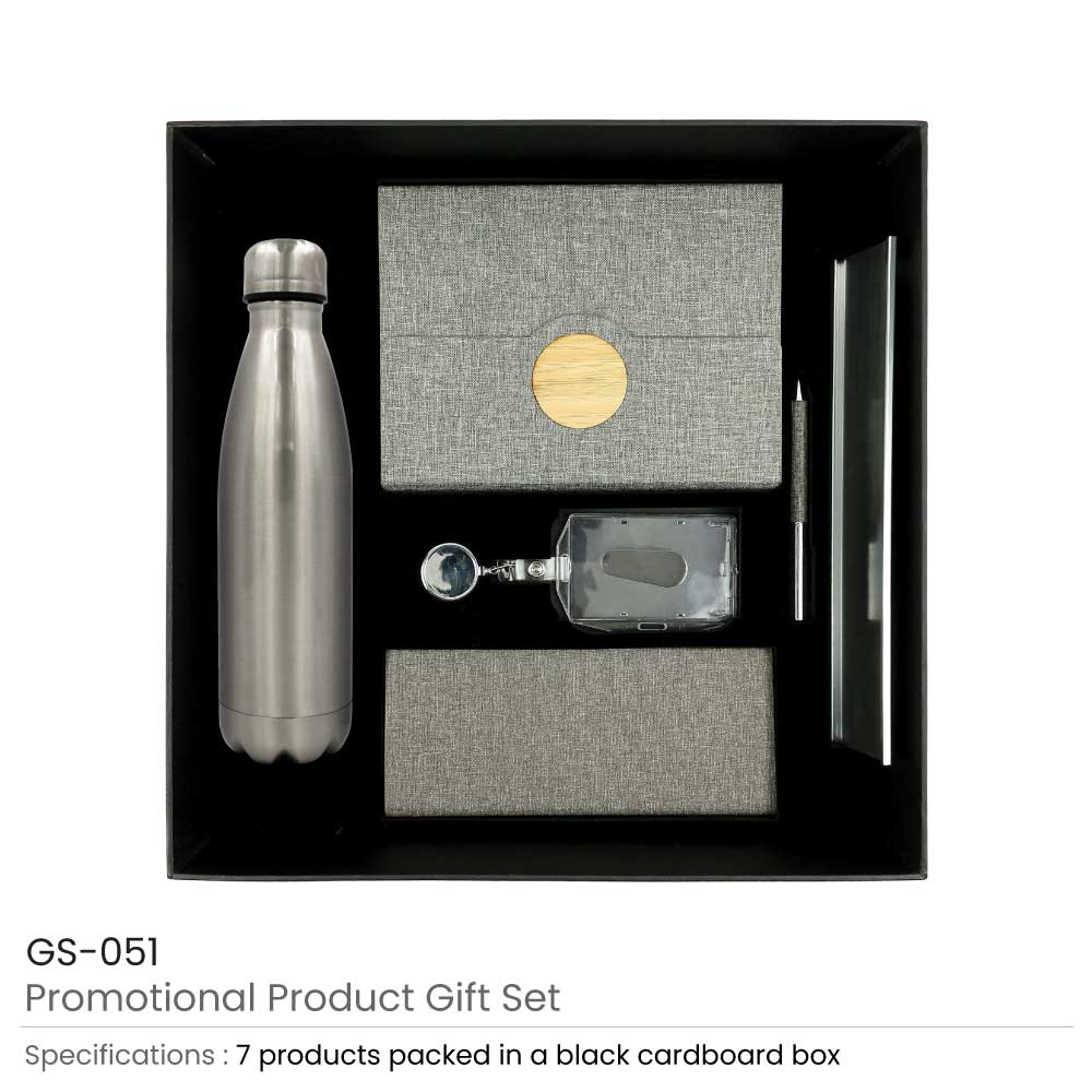 Promotional Gift Sets with Black Cardboard Gift Box - Image 4